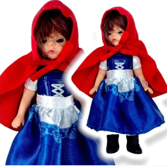 Madame Alexander mini Doll - Little Red Riding Hood - sleeping eyes - excellent - Picture 3 of 3